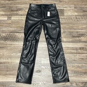 Faux Leather Pants